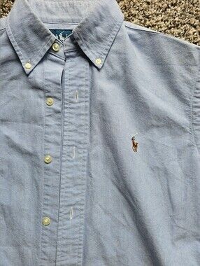 Ralph Lauren Classic Fit Light Blue Button-Up Shirt